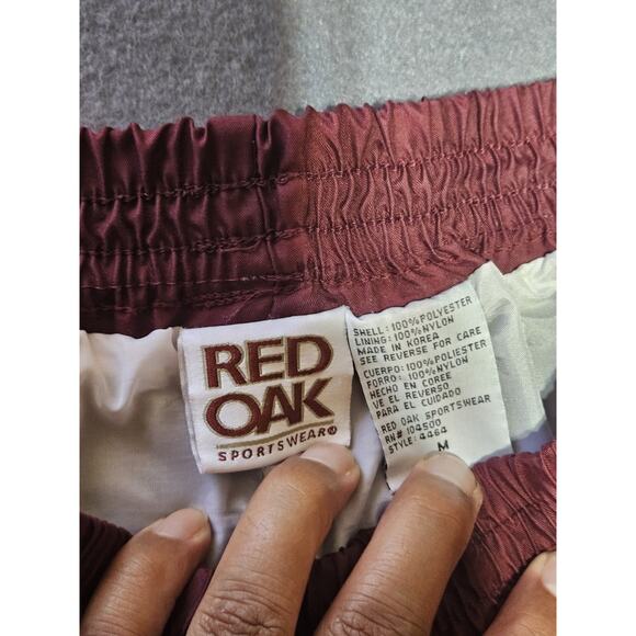 Red Oak Pants Mens Medium Maroon Texas A&M Aggies Pant Activewear Track Athletic - Picture 7 of 11